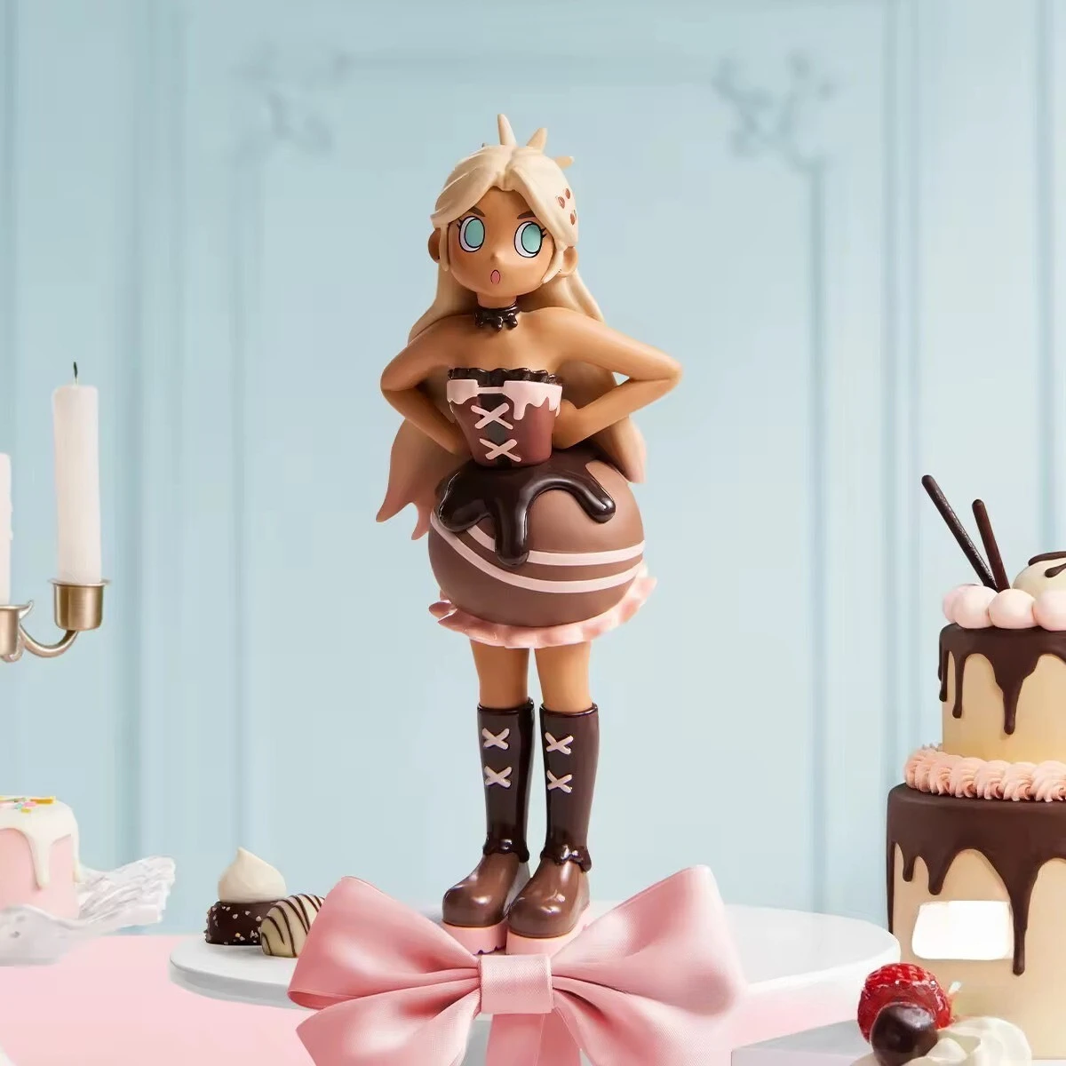 

POP MART Peach Riot Fashion Supermodel Series: Коллекционная фигурка в слепой коробке – милые и интересные игрушки, сюрприз на день рождения