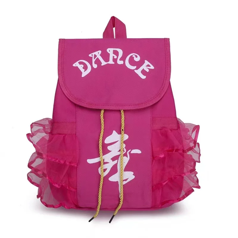 Bolsa de baile para niños, mochila de baile de doble hombro para niños, mochilas escolares de Ballet latino, bolsas de baile impresas para niñas, NAB173