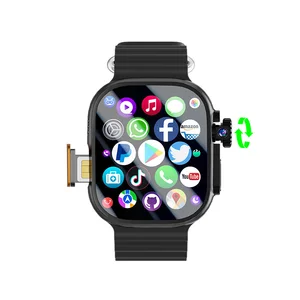 DW100 SmartWatch SIM -Karte 4G aufrufen Global Android 10.0 Amoled 2,04 -Zoll 8 Billig für billige Mobilfunkverkäufe mit WI FI und WhatsApp - №4