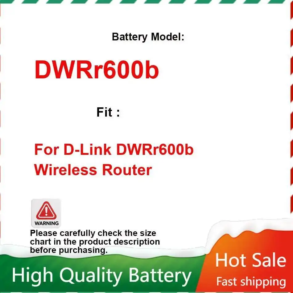 

Сменный аккумулятор DWRr600b 2000 мАч, 7,4 Втч для беспроводной батареи D-Link DWRr600b BM600, гарантия