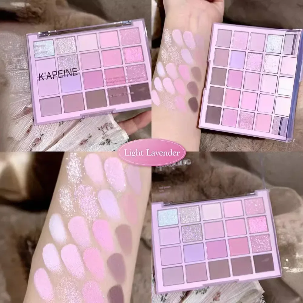 マットグリッターアイシャドウパレット韓国メイクアクリルシャドウパレットパーリーアイシャドウ 20 色防水女性化粧品
