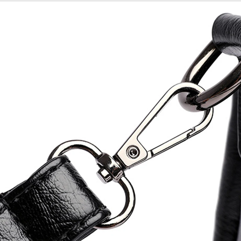 Vintage frauen Weiche PU Leder Schulter Tasche Platz Einfarbig Umhängetasche Mittleren Alters Weibliche Neue Große Dame Messenger Taschen – Detail 27