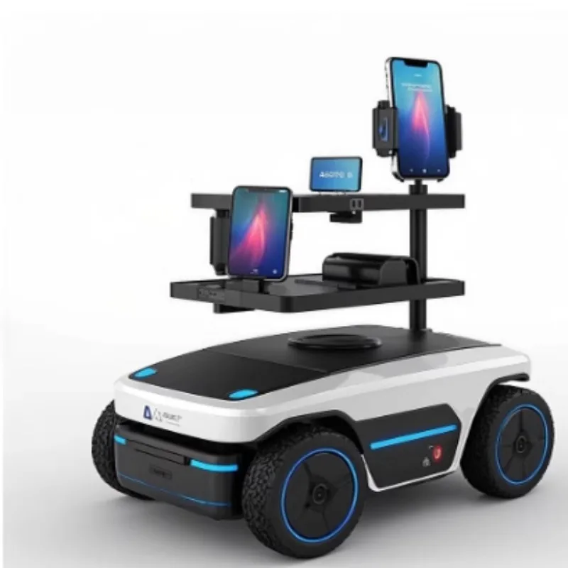 

car park warehouse inspection robot laser navigation automatic car following intelligent delivery following car