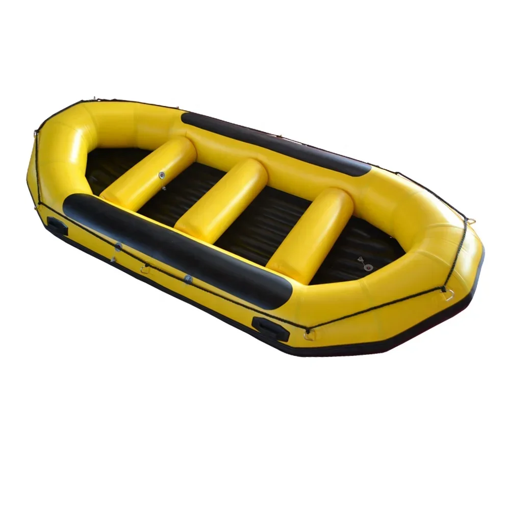 2024 Year New 14FT reinforced 1.8mm Bottom Inflatable Rafts Cheap Life Raft