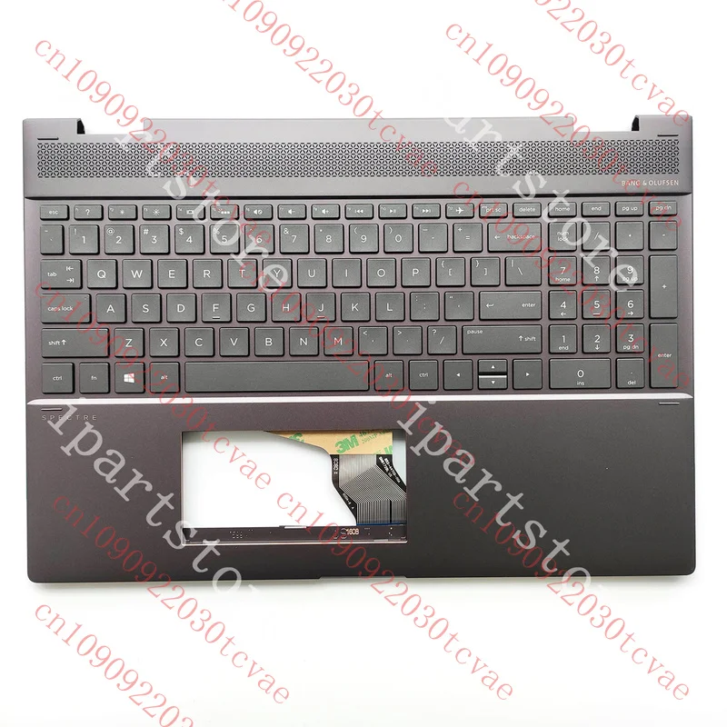 

NEW FOR HP Spectre x360 15-CH Palmrest With Backlit Keyboard L15588-001 US