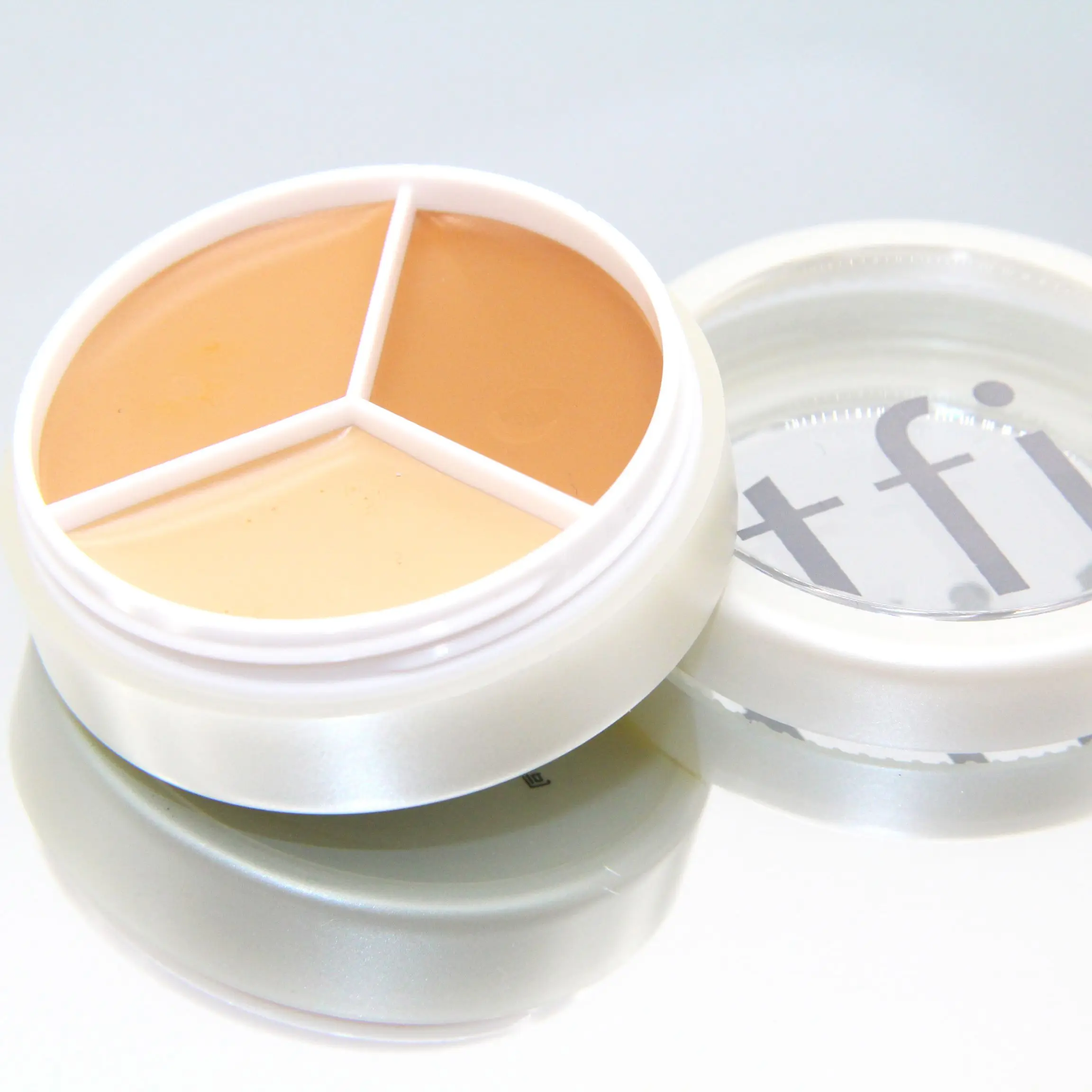 Color Concealer Plate Professional Makeup Concealer Black Eye Circle Three Color Correction Facial Eye Cosmetics