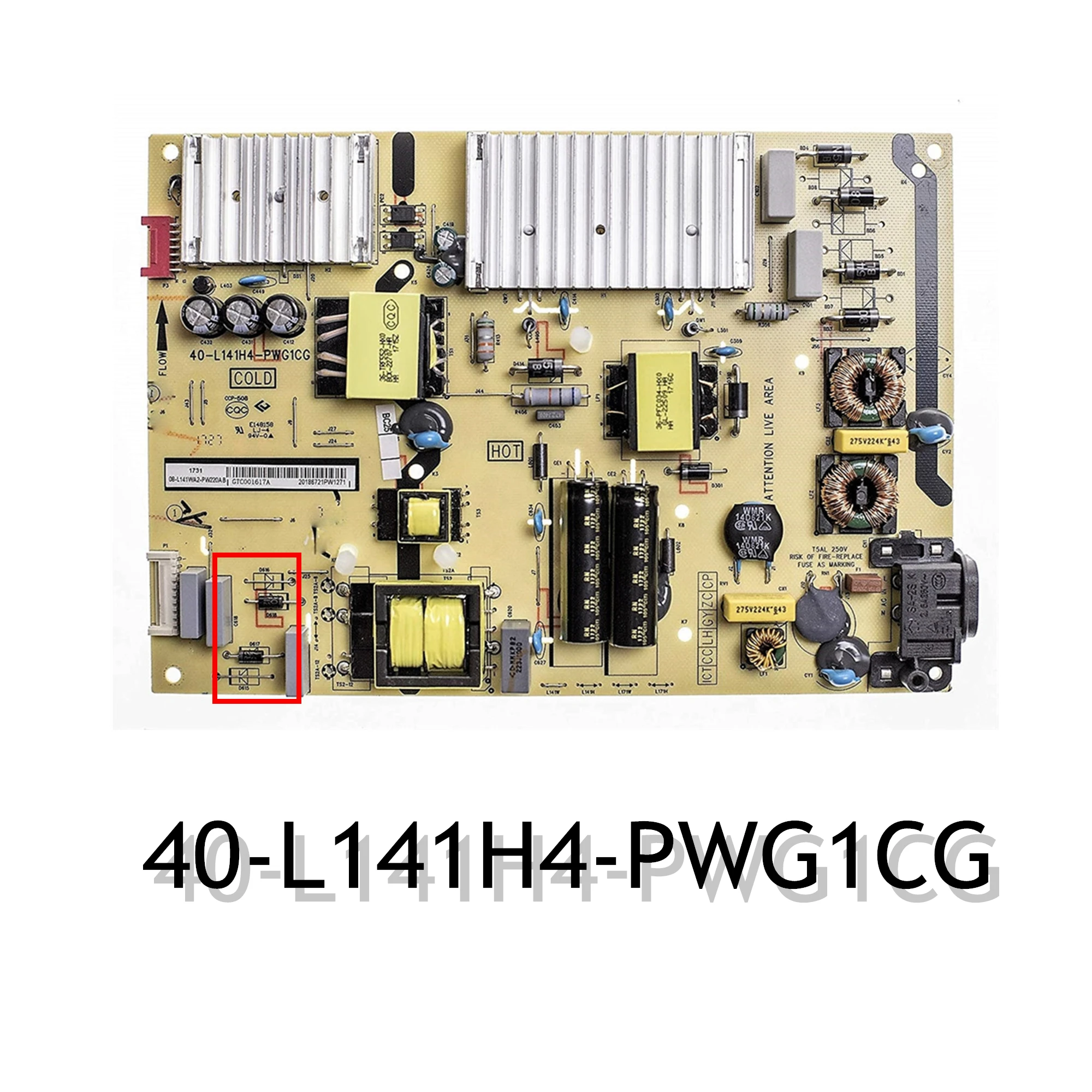 power supply board 40 l141h4 pwg1cg 08 l141wa2 pw220ab para 49s403 49s405 55s403 55s405 tv 01