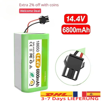 NEW 14.4V 6800mAh Li-ion Battery for Conga Excellence 950 990 1090 1790 1990 Deebot N79S N79 DN622 Eufy Robovac 11S 12 X500