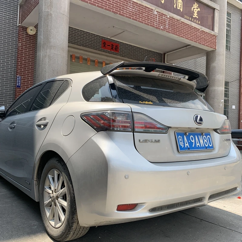 

Real Carbon Fiber Trunk Roof Spoiler Wing For Lexus CT200 CT200H All Models 2011-2015 Rear Wing Spoiler