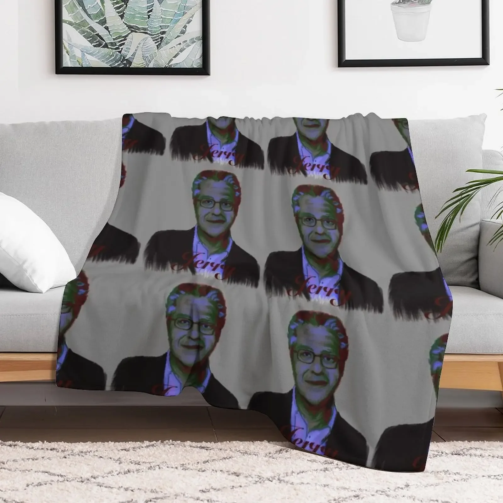 جيري سبرينغر رمي بطانية أريكة ثقيلة رمي المصممين بطانيات الشعر #2