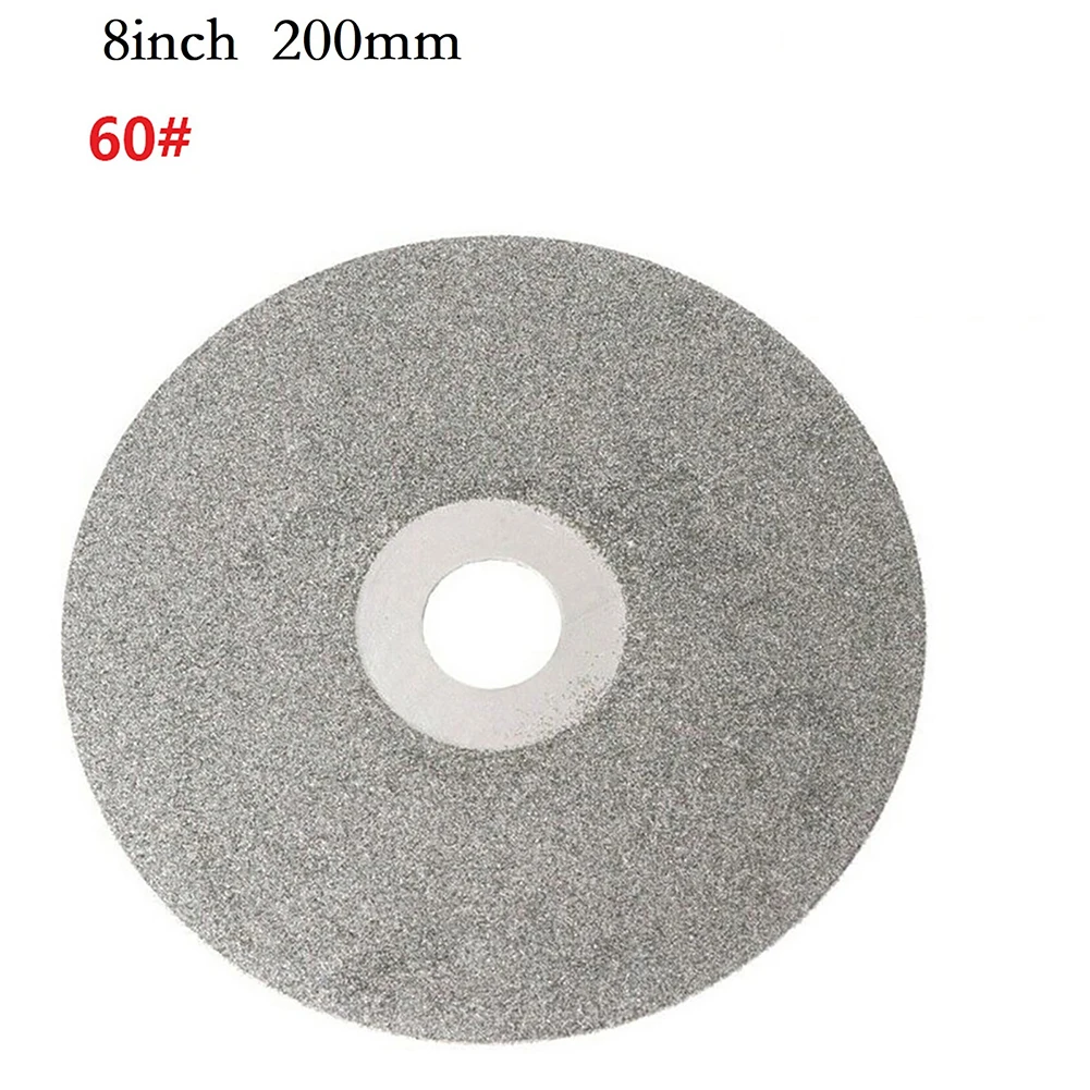 1PC 200mm 8inch Coated Flat Lap Wheels Lapidary Polishing Grinding Discs For Jewelry Jade Glass Polishing
