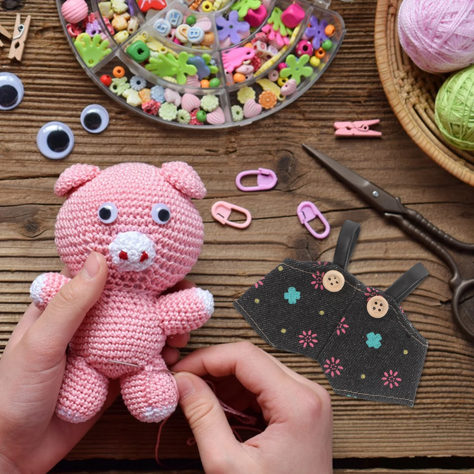 

3 Pcs Clothing Collector Accessories DIY Cute Outfits Stuffed Animal Clothes Baby Bear for Toys