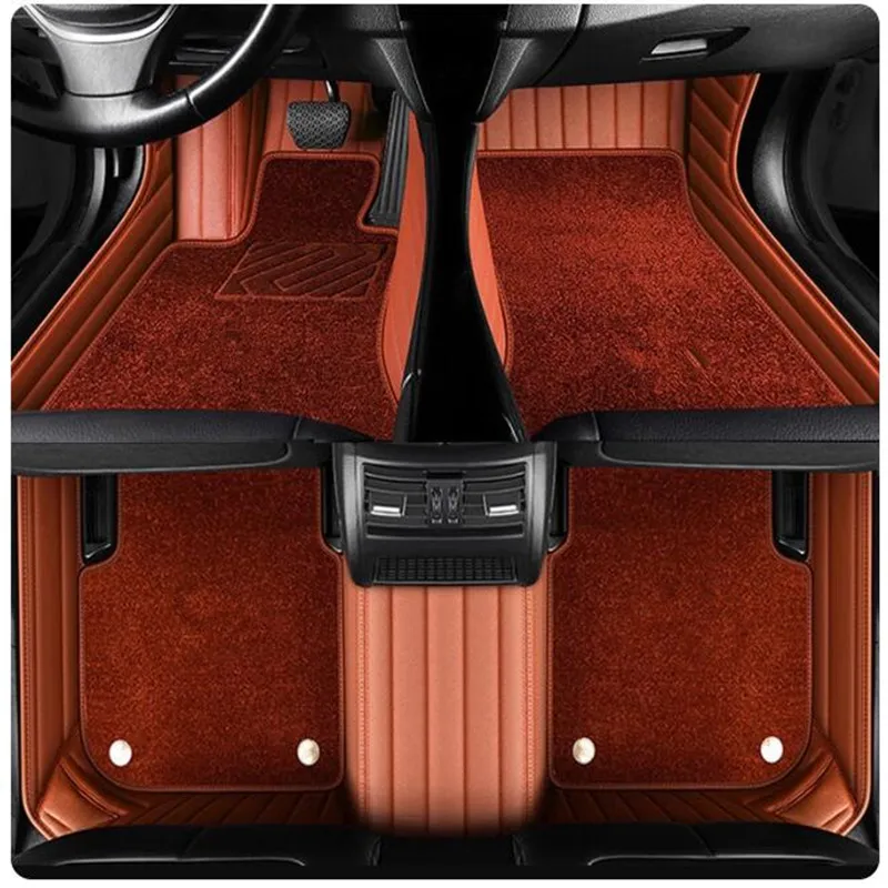 

Высококачественные коврики, специальные автомобильные коврики на заказ для Mercedes Benz CLA 180 200 220 250 2025-2020 X118 C118, двухслойные ковры