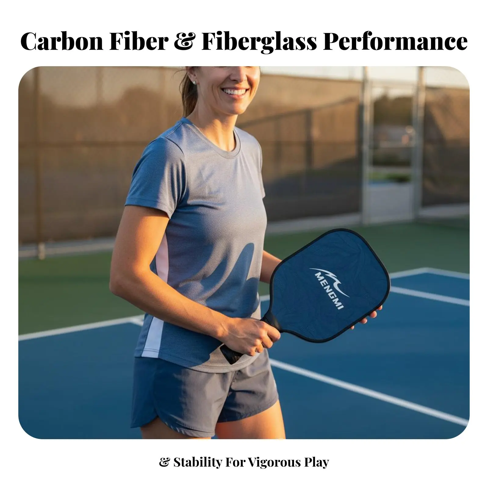 

Pickleball Paddle Exceptionally Lightweight Pickleball Racket Sports Equipment Shock Absorption Lessened Shock for Professionals