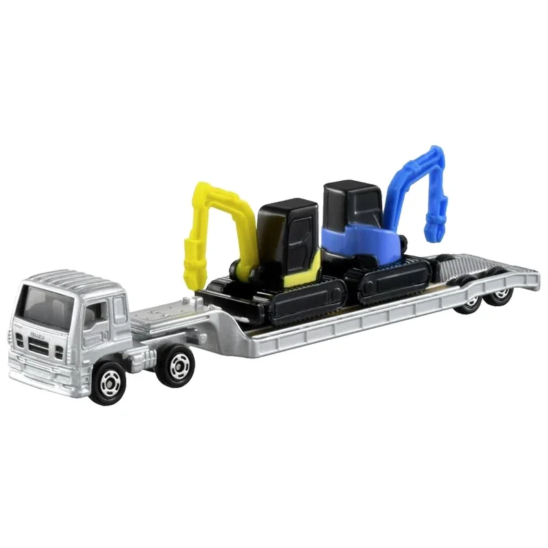 TAKARA TOMY TOMICA-Voiture longue en alliage moulé sous pression, n ° 142, Isuzu rapMachine, camion de transport, jouets décoratifs pour la journée des enfants, cadeaux