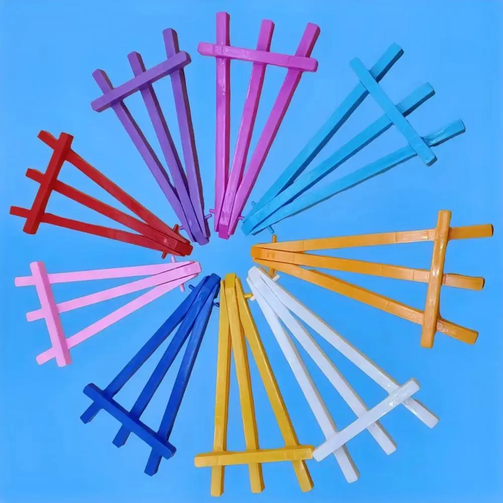 Colorful Triangle Easel Triangle Easel Set of 5 Mini Plastic Sketching Easels for Kids Art Display Triangle Holder Stand Artist