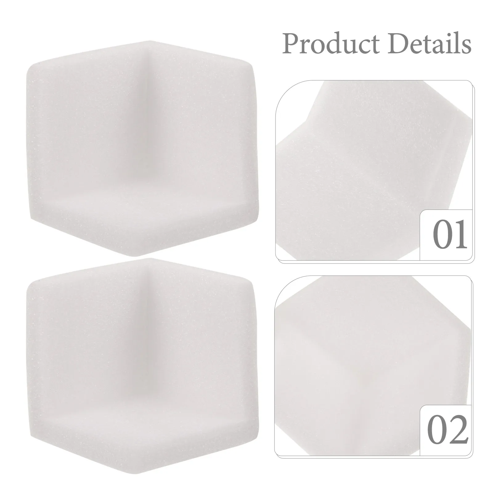 10Pcs Corner Guards Expanded Polyethylene Soft Cushion Furniture Picture Frame Protection Table Edge Safety Anti-Collision