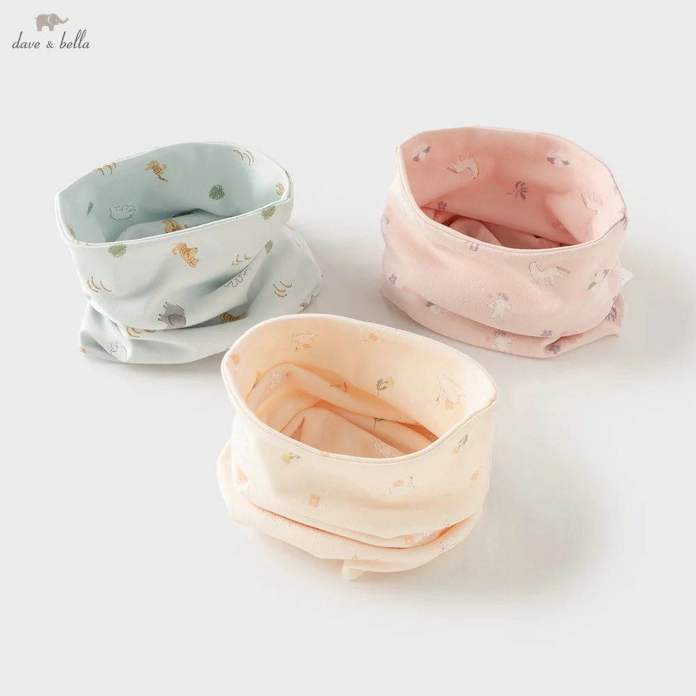 

Dave Bella, шарф для мальчиков и девочек, зима-осень, детские мягкие шарфы, милый ветрозащитный элегантный шейный платок с воротником, теплые вещи DB4254869