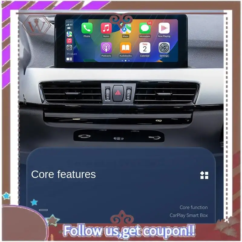 

ABBG-Wireless Carplay Android Adapter 2 In 1 Wireless Adapter Car Adapter Convert Wired Android Auto To Wireless Box