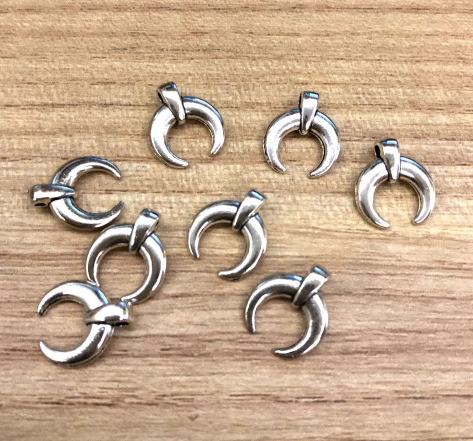 

40pcs 10*11mm Zinc Alloy metal tbetan silver pendants for jewelry handmade HW2632