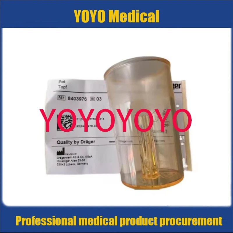 

Drager Ventilat Savina Экспетиторный клапан Горшок Контейнер для воды Контейнер для раковины Выдуленная Watertrap Чашка для сбора выдыха 8403976