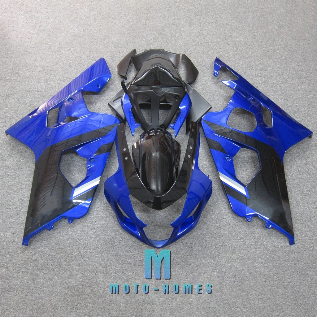 

Injection Mold Fairing for SUZUKI GSXR600 GSXR750 04 05 GSX-R600 2004 2005 K4 Road/Racing Custom Motor Fairings Kit Blue Black