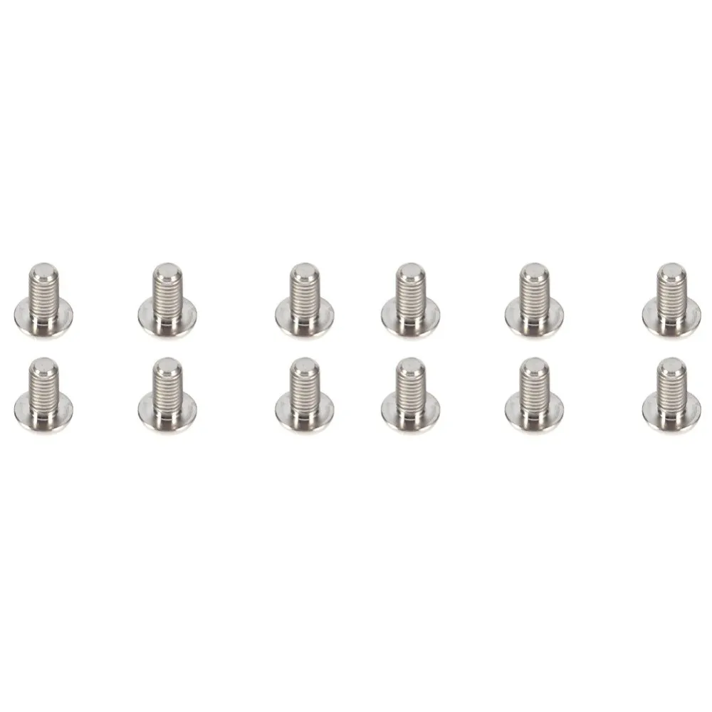 12Pcs T25 Bike Bolts Titanium Alloy Ultra-Lightweight Disc Brake Screws High-Strength M5x10mm Bicycle