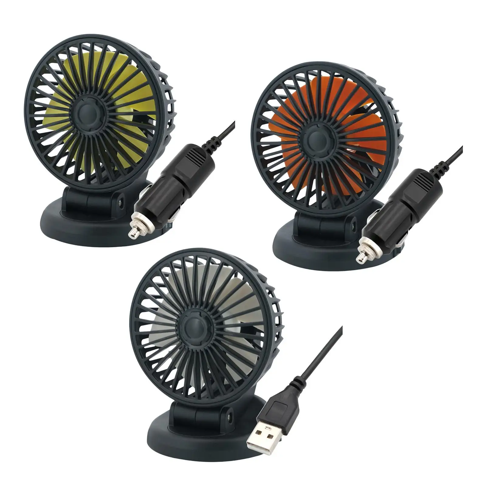 Portable Fan for Car Cooler Fan Car Cooling Fan for Boat SUV RV Truck Vehicle