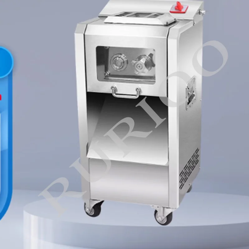 Commercial Meat Slicer Grinder Combo - 304 Stainless Steel Construction