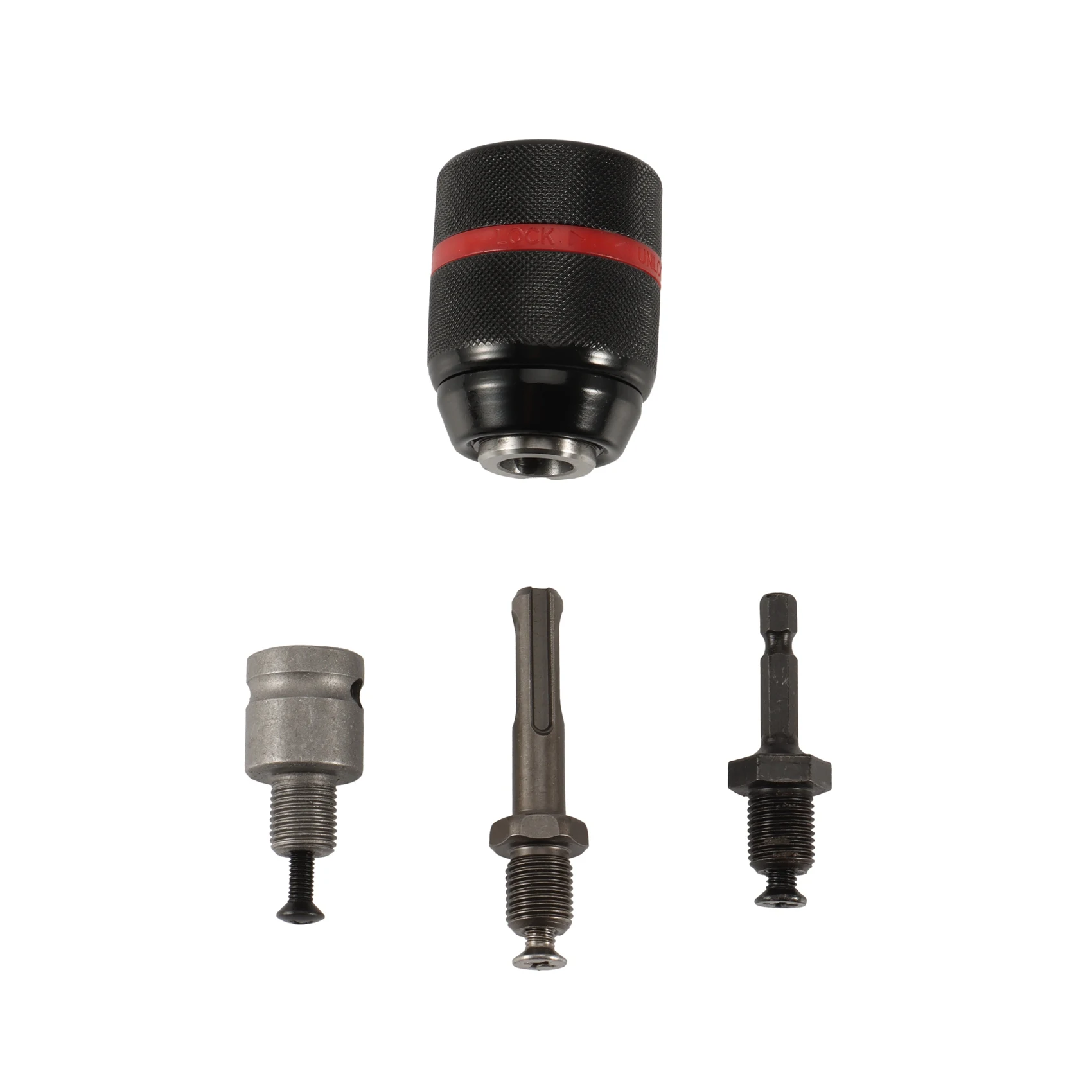 Metal 1/2-20UNF 13mm Mandril de broca sem chave Hex Shank/SDS/Soquete Adaptador fêmea quadrado Ferramenta de hardware profissional