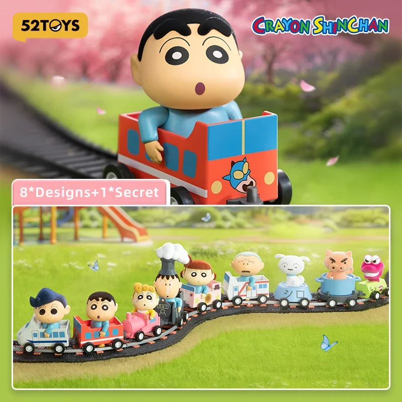 

52TOYS Mystery Box Crayon Shinchan Railway Squad Series, random Box, Blind Box, cute Gift