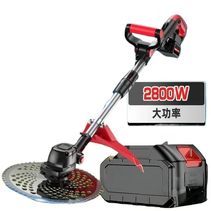 

Electric lawn mower rechargeable small household lithium battery lawn mower lawn mower tool trimmer