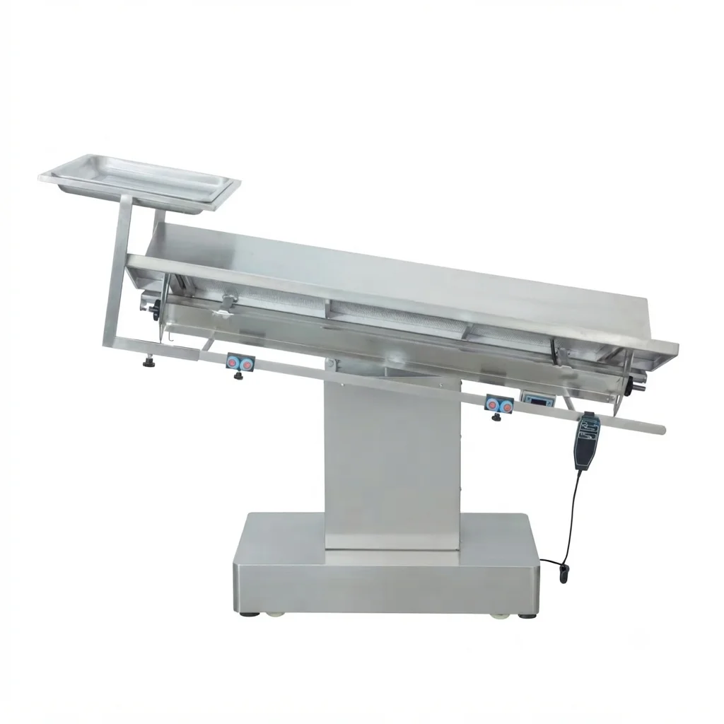 Professional Electric Stainless Steel Veterinary Surgery Table Dog Cat Operating Table Equipment for Clinic