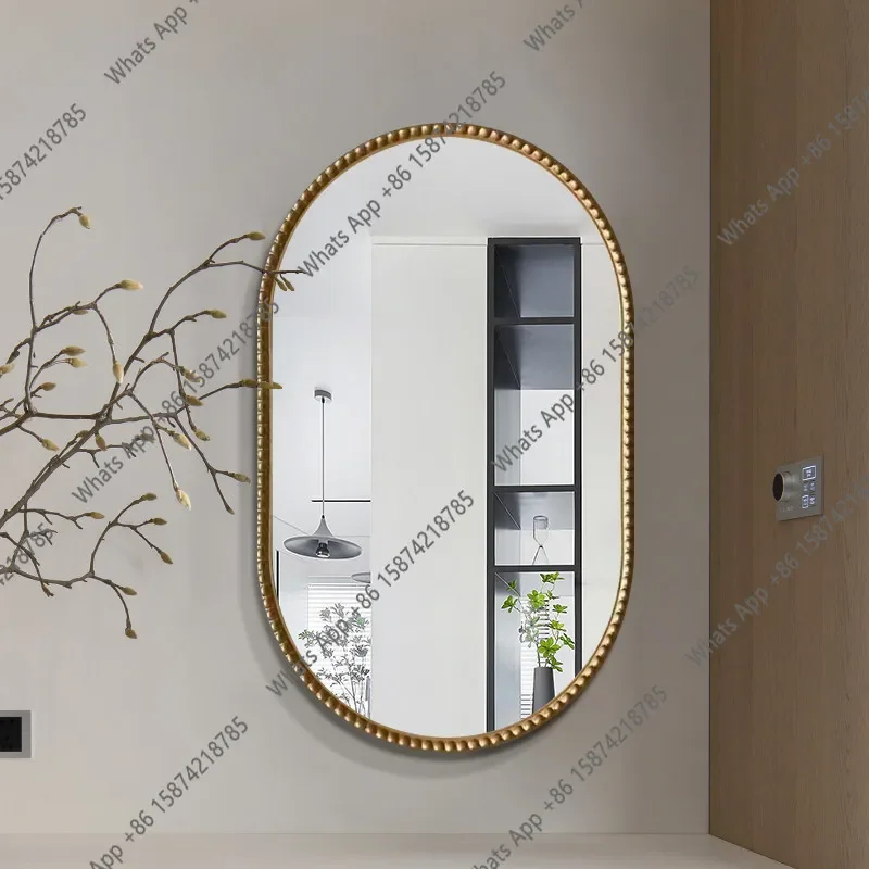 XX European-style Round Special-shaped Bathroom, Bathroom, Intelligent Makeup Mirror, Bedroom Dressing Mirror, Living Room Entra