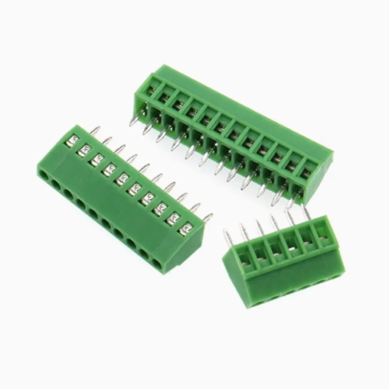 10 قطعة KF128 2.54 مللي متر الملعب PCB برغي محطة كتلة موصل 2P 3P 4P 5P 6P 7P 8P 9P 10P 12P 16P #4