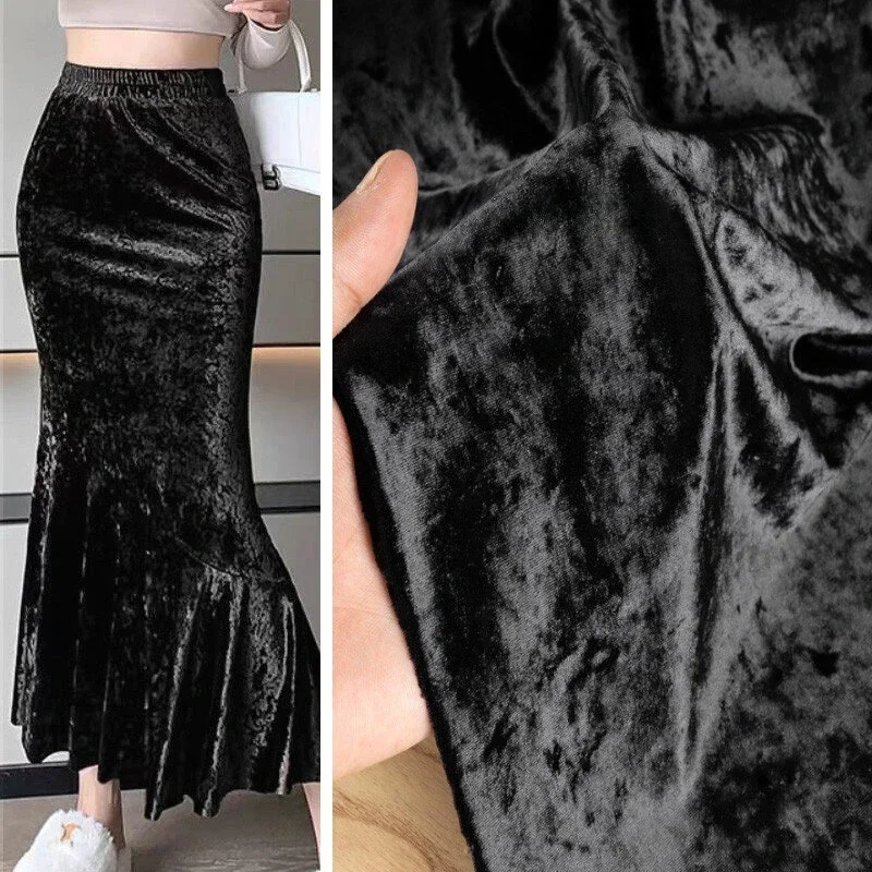 14 Farben Stretch Acetat Samt Stoff Diamant Glanz Stoff weiche Polster Textilien DIY Velours für Sofa Vorhang Hintergrund