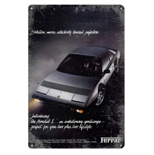 Vintage Supercar Magazine Advertisement Car Metal Poster 20x30cm Sign