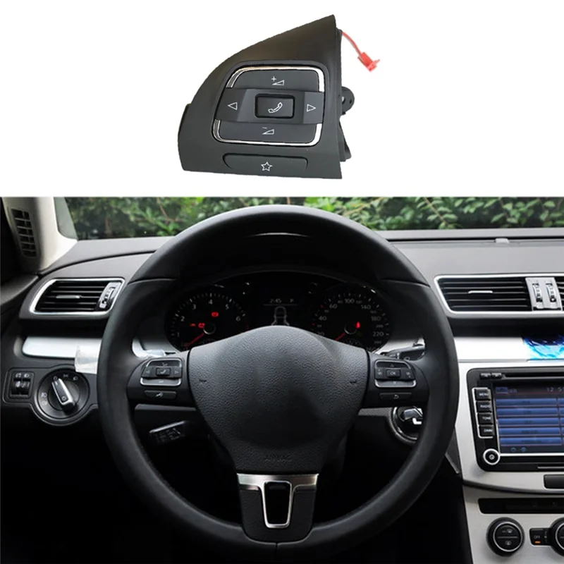 

Authentic Car Side MFD Steering Wheel Buttons Switch For Golf MK6 Tiguan Jetta MK6 EOS 5C0959537A/5C0959538B