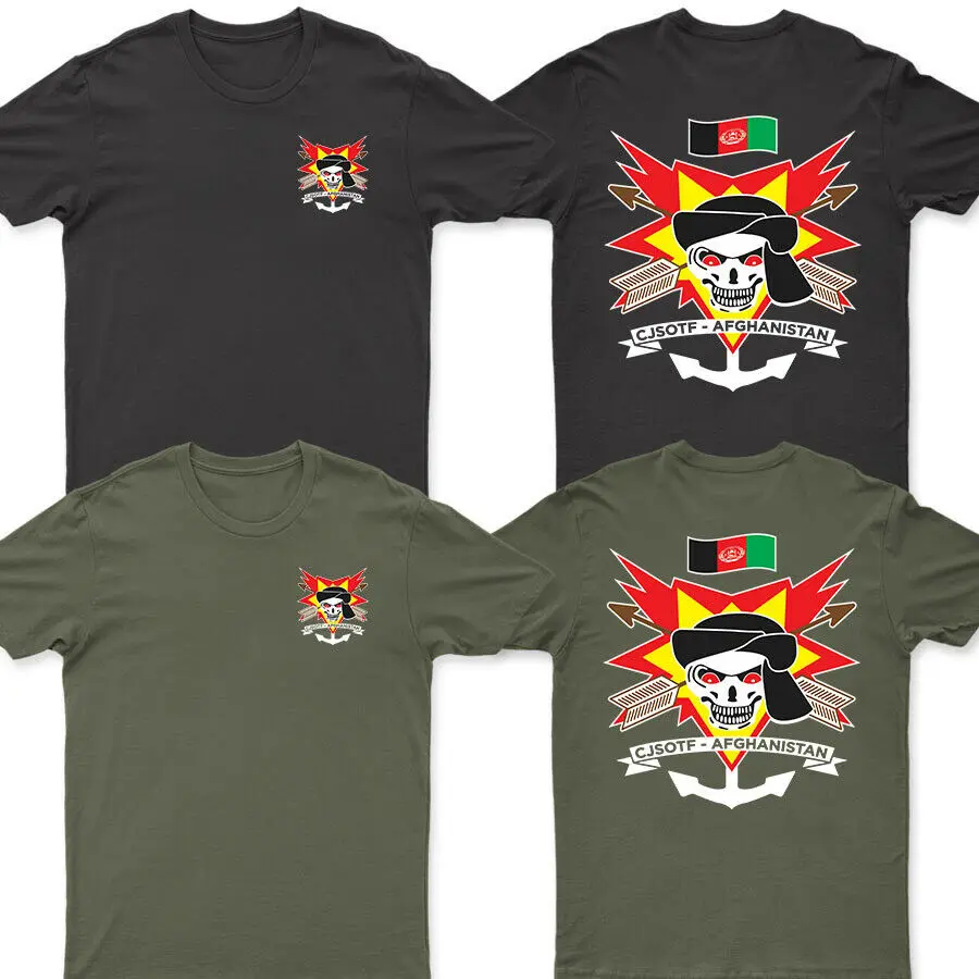 Combined Joint Special Operations Task Force-Afghanistan T Shirt New 100% Cotton Short Sleeve O-Neck T-shirt Casual Mens Top