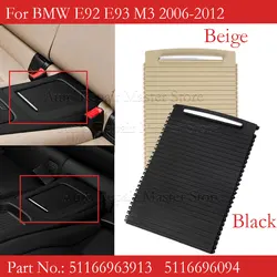 For BMW E92 E93 M3 2006-2012 51166963913 Car Rear Center Console Roller Blind Cover Beige Black Water Cup Holder Curtain