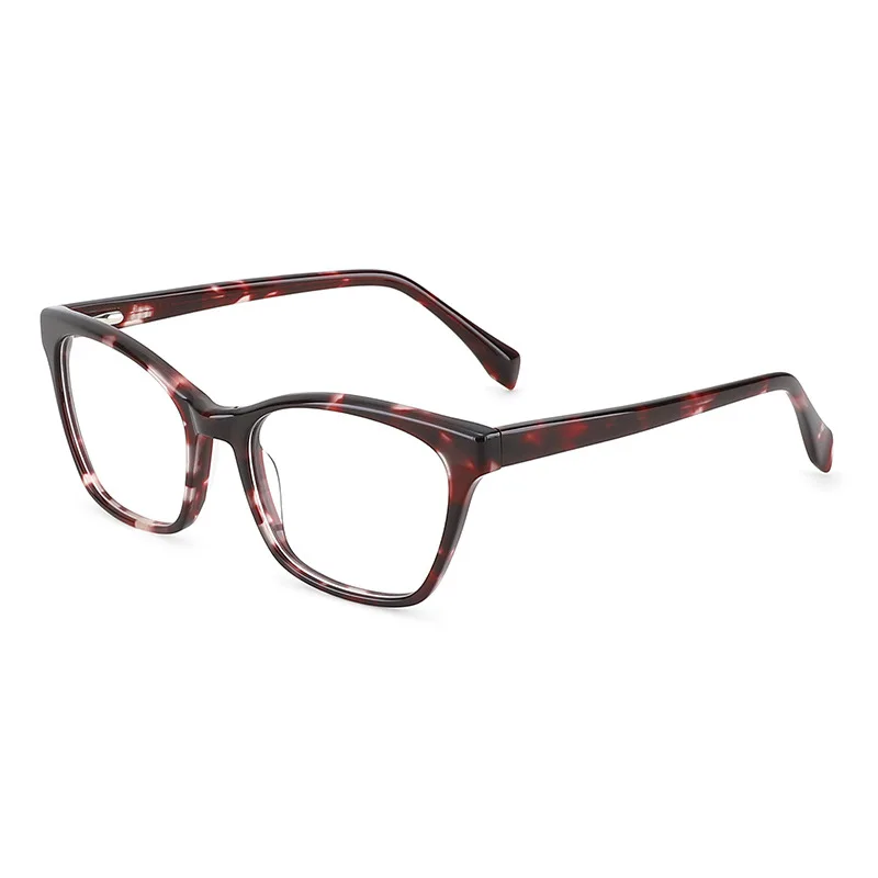 Lunettes anti-bleues papillon pour femmes, lunettes pour ordinateur et téléphone, monture optique à acétates purs, mode UV400, prescription 52
