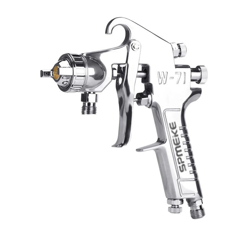 SPMEKE W-71 Taiwan paint spray gun,0.8,1.0,1.3,1.5,1.8mm nozzle to choose,siphon,gravity