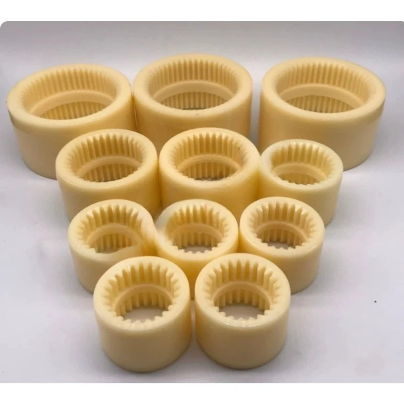 Inner Tooth Nylon Sleeve Coupling M14 M19 M24 Flexible Gear Sleeve Coupling Replacement Accessory