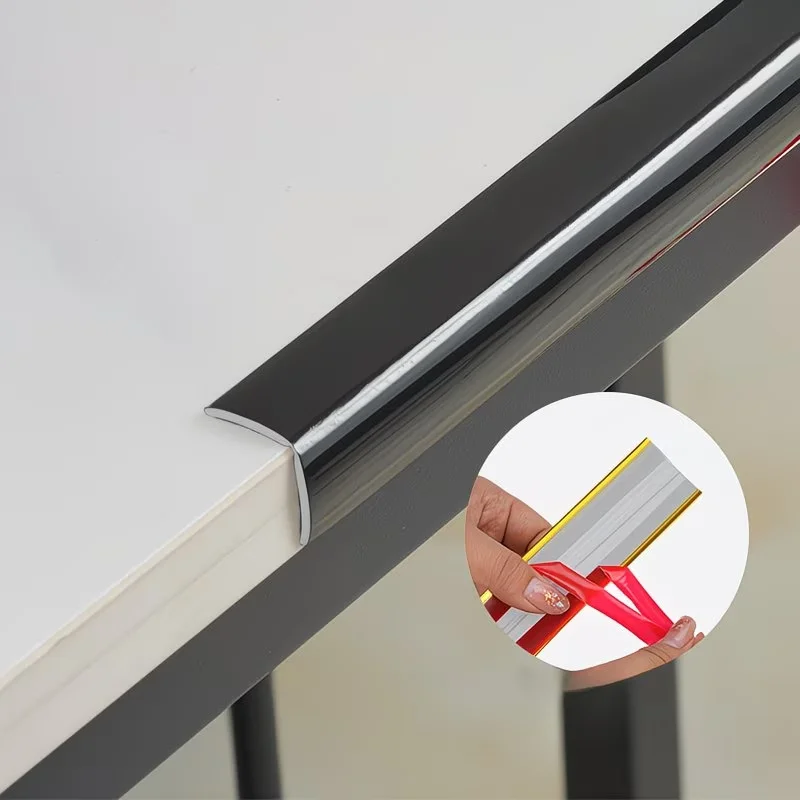 Image of 1 Stück 2m x 2cm Selbstklebender Wandschutz, Eckenschutz und Zierleiste, Multifunktionaler Schutzstreifen für Theken