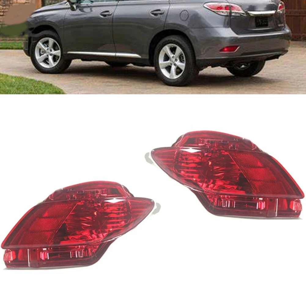 Car Left Rear Bumper Fog Light Parking Warning Reflector Taillights Brake Lamp for Lexus RX270 RX350 RX450H 2009-2015