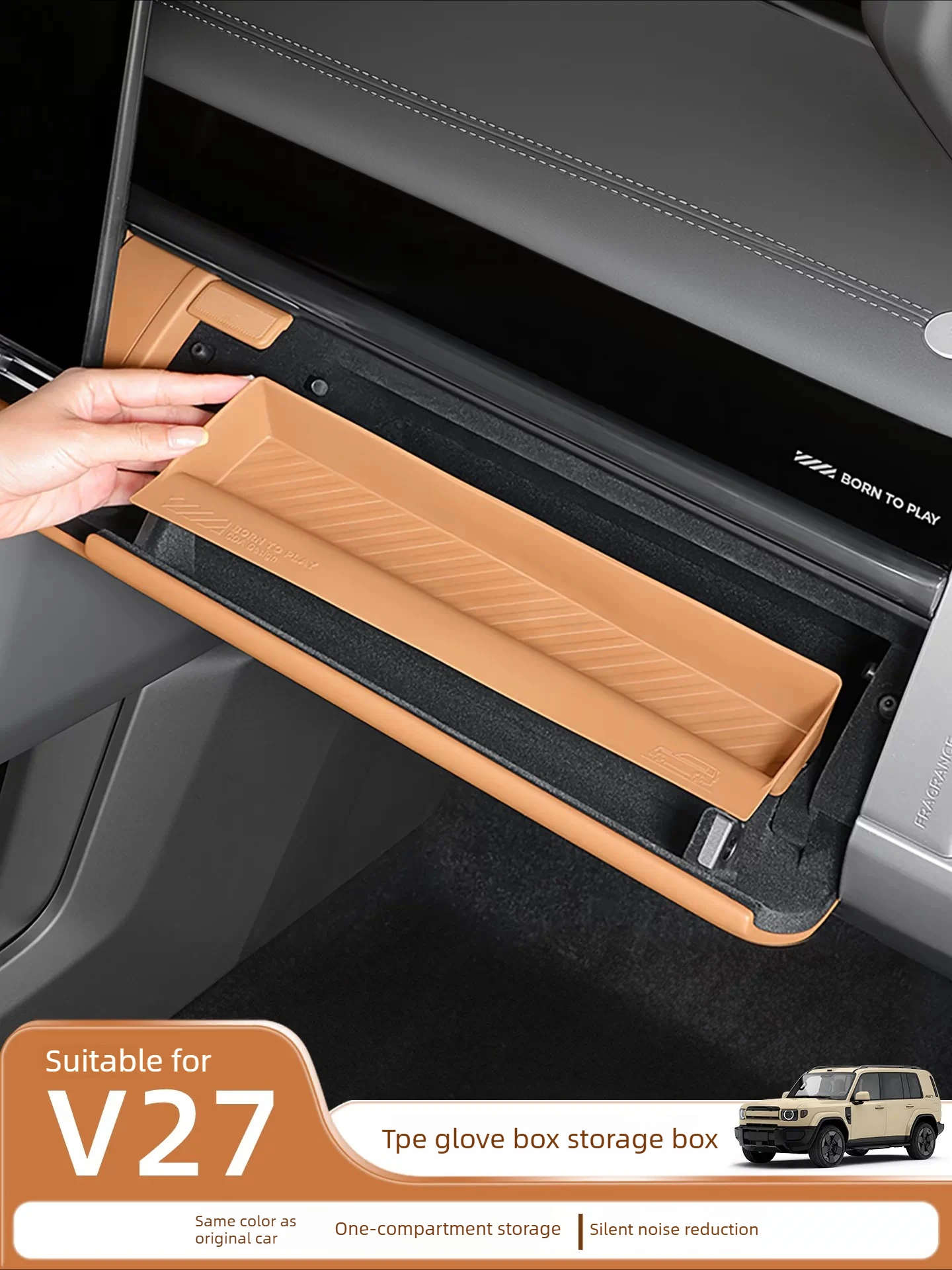 FOR Chery icar v27 ICAUR V27 2025-2026 Dashboard Rear Storage Box Silicone Instrument Panel Sunshade Interior Accessories