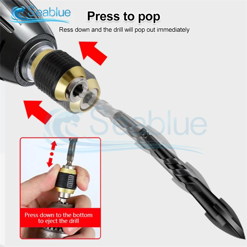 50/60/150mm Keyless Drill Chuck Screwdriver Impact Driver Adaptor 1/4 \'\' Hex Shank Drill Bit Tool Quick Change Convertor Adapter