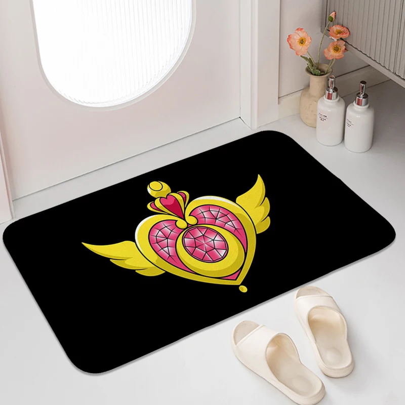 

Funny Doormat Z-Sailor Moons Entrance Door Anime Carpet for Bedroom Bath Mat Non-slip Kitchen Rug Aesthetic Room Floor Bathmat