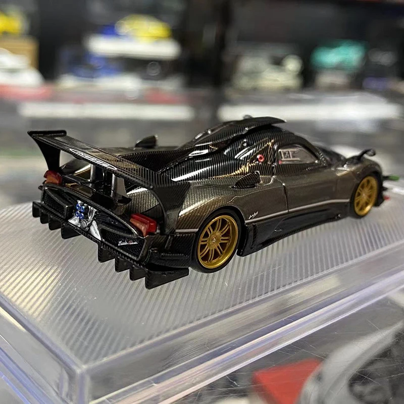 Diecast 1/64 Scale Pagani Zonda R Evo Alloy Car Model Zonda R Model Car Toys for Boys Gift Collectible Ornament Souvenir