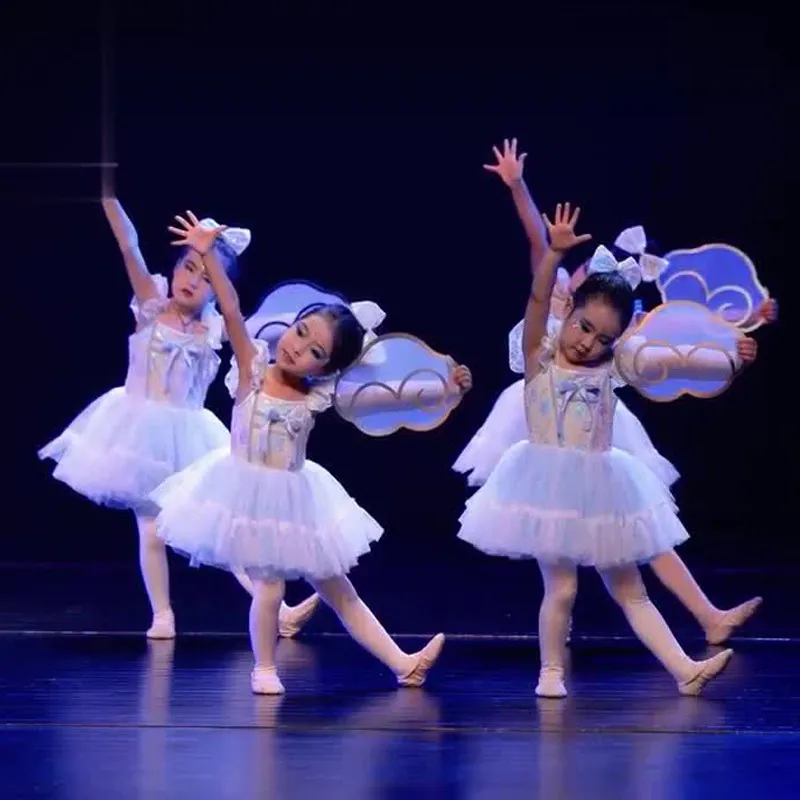 

Children's girl sequined puff skirt performance outfitgirl princess dress performance outfit, toddler dance costume Modern dance
